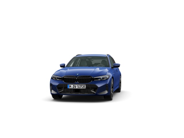 BMW Serie 3 330e Touring color Azul. Año 2024. 215KW(292CV). Híbrido Electro/Gasolina. En concesionario Movilnorte El Plantio de Madrid