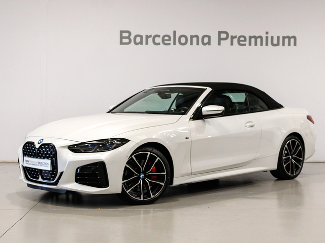 BMW Serie 4 M440d Cabrio color Blanco. Año 2024. 250KW(340CV). Diésel. En concesionario Barcelona Premium -- GRAN VIA de Barcelona