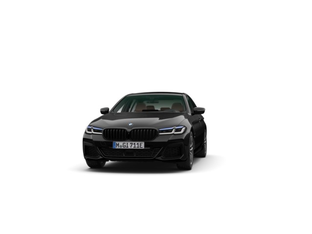 BMW Serie 5 545e color Negro. Año 2021. 290KW(394CV). Híbrido Electro/Gasolina. En concesionario SAN JUAN Automoviles Fersan S.A. de Alicante