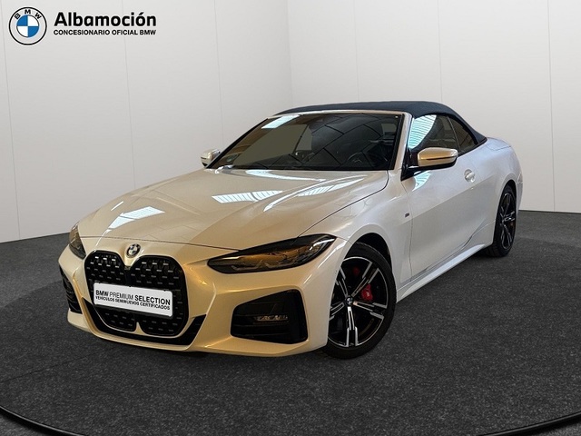 BMW Serie 4 420i Cabrio color Blanco. Año 2024. 135KW(184CV). Gasolina. En concesionario Albamocion S.L. ALBACETE de Albacete