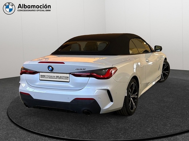 BMW Serie 4 420i Cabrio color Blanco. Año 2024. 135KW(184CV). Gasolina. En concesionario Albamocion S.L. ALBACETE de Albacete