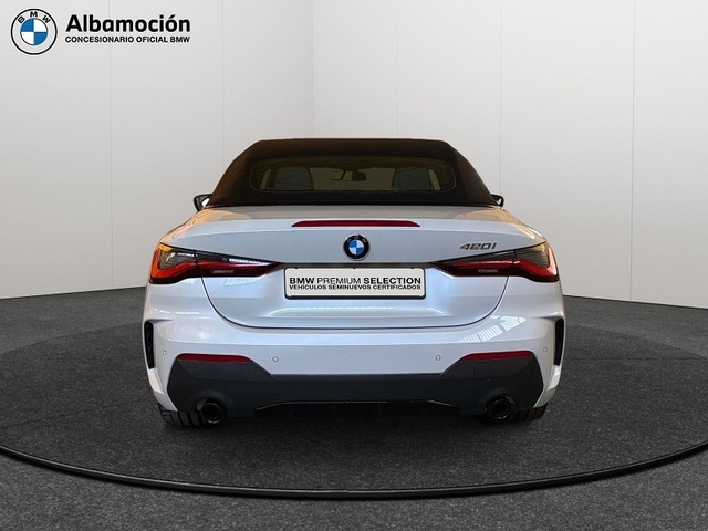 BMW Serie 4 420i Cabrio color Blanco. Año 2024. 135KW(184CV). Gasolina. En concesionario Albamocion S.L. ALBACETE de Albacete