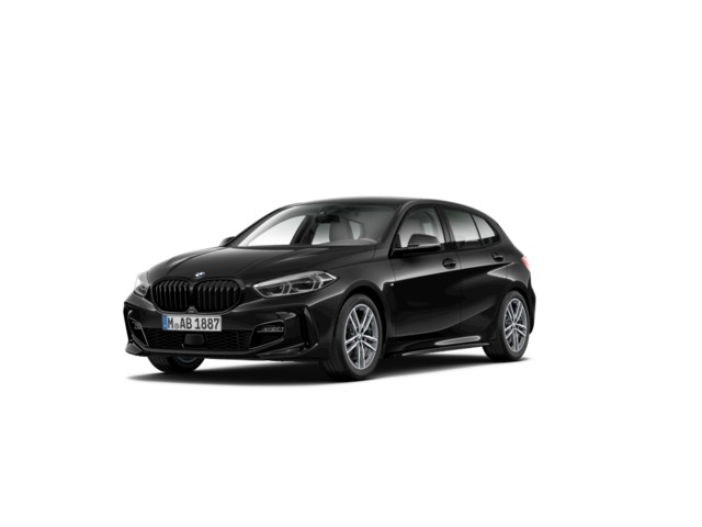 BMW Serie 1 118d color Negro. Año 2023. 110KW(150CV). Diésel. En concesionario Vehinter Getafe de Madrid