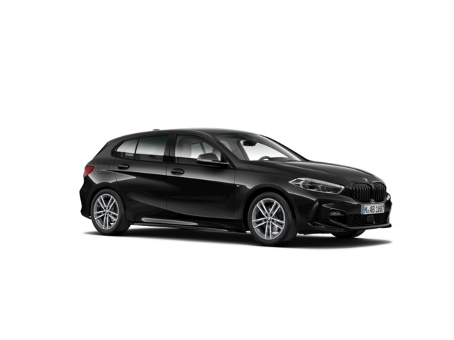 BMW Serie 1 118d color Negro. Año 2023. 110KW(150CV). Diésel. En concesionario Vehinter Getafe de Madrid