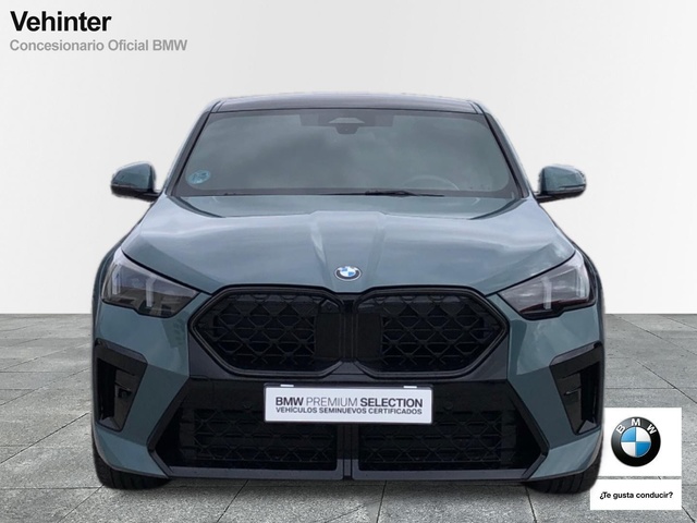 BMW X2 sDrive18d color Verde. Año 2024. 110KW(150CV). Diésel. En concesionario Vehinter Getafe de Madrid