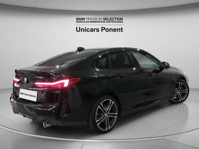 BMW Serie 2 218d Gran Coupe color Negro. Año 2021. 110KW(150CV). Diésel. En concesionario Unicars Ponent de Lleida