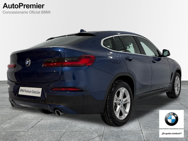BMW X4 xDrive30d color Azul. Año 2019. 195KW(265CV). Diésel. En concesionario Auto Premier, S.A. - MADRID de Madrid