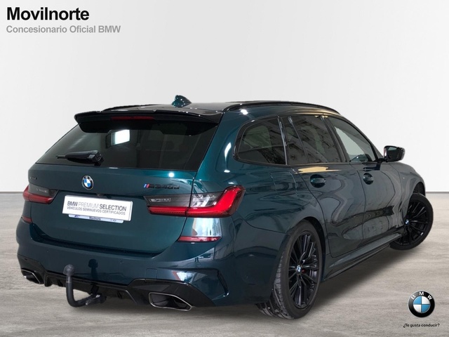 BMW Serie 3 M340d Touring color Blanco. Año 2021. 250KW(340CV). Diésel. En concesionario Movilnorte El Carralero de Madrid