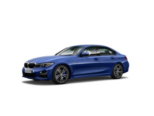 Fotos de BMW Serie 3 320d color Azul. Año 2021. 140KW(190CV). Diésel. En concesionario Momentum S.A. de Madrid