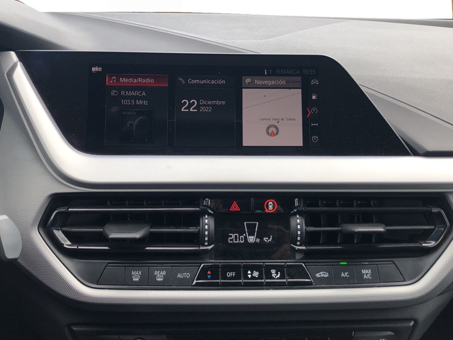 BMW Serie 1 116d color Blanco. Año 2019. 85KW(116CV). Diésel. En concesionario Vehinter Alcorcón de Madrid