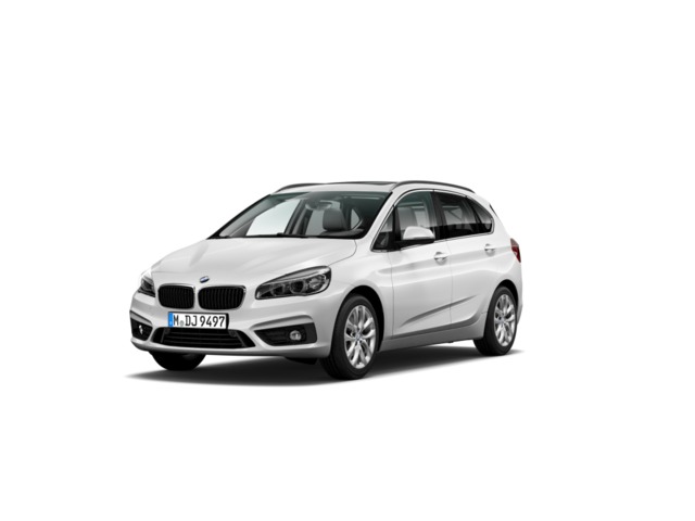 BMW Serie 2 218d Active Tourer color Blanco. Año 2017. 110KW(150CV). Diésel. En concesionario Augusta Aragon S.A. de Zaragoza