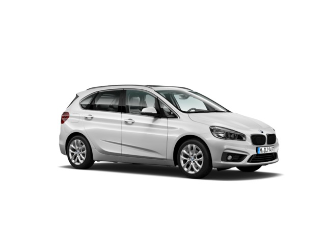 BMW Serie 2 218d Active Tourer color Blanco. Año 2017. 110KW(150CV). Diésel. En concesionario Augusta Aragon S.A. de Zaragoza