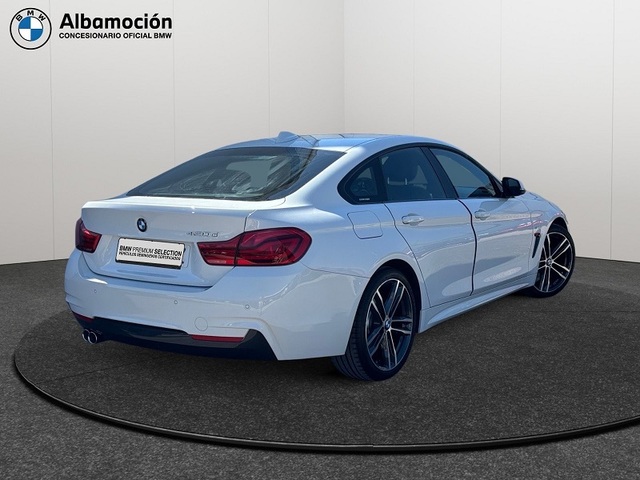 BMW Serie 4 420d Gran Coupe color Blanco. Año 2017. 140KW(190CV). Diésel. En concesionario Albamocion S.L. ALBACETE de Albacete