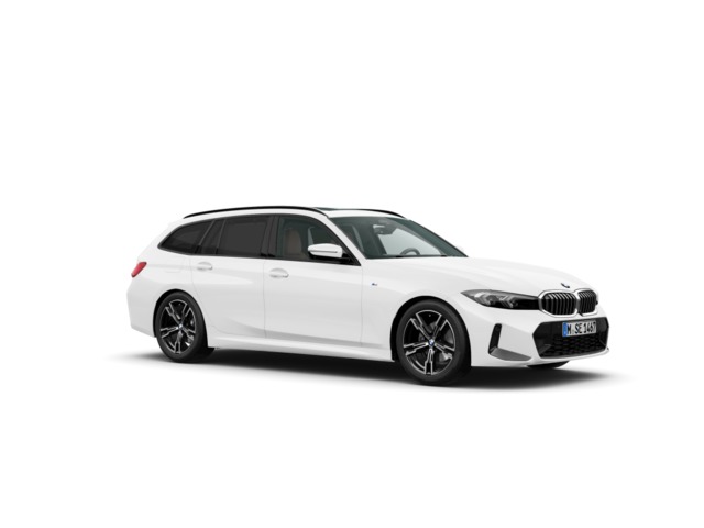BMW Serie 3 320d Touring color Blanco. Año 2024. 140KW(190CV). Diésel. En concesionario Engasa S.A. de Valencia