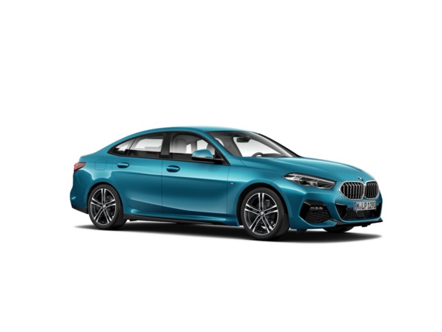 BMW Serie 2 218d Gran Coupe color Azul. Año 2021. 110KW(150CV). Diésel. En concesionario Augusta Aragon S.A. de Zaragoza