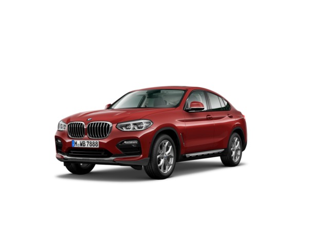 BMW X4 xDrive20d color Rojo. Año 2020. 140KW(190CV). Diésel. En concesionario Augusta Aragon S.A. de Zaragoza