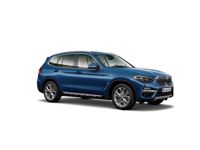BMW X3 xDrive20d color Azul. Año 2021. 140KW(190CV). Diésel. En concesionario Grünblau Motor (Bmw y Mini) de Cantabria