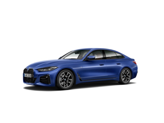 BMW Serie 4 420d Gran Coupe color Azul. Año 2024. 140KW(190CV). Diésel. En concesionario Novomóvil Oleiros de Coruña