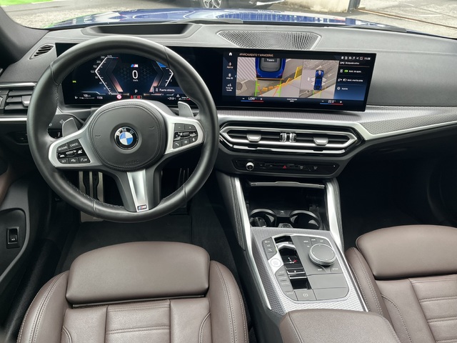 BMW Serie 4 420d Gran Coupe color Azul. Año 2024. 140KW(190CV). Diésel. En concesionario Novomóvil Oleiros de Coruña