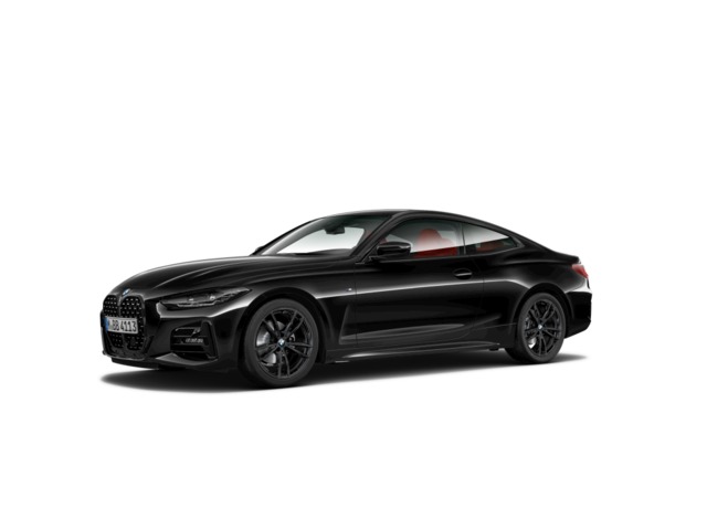 BMW Serie 4 420d Coupe color Negro. Año 2021. 140KW(190CV). Diésel. En concesionario Augusta Aragon S.A. de Zaragoza