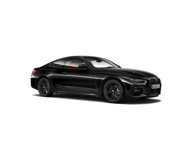 BMW Serie 4 420d Coupe color Negro. Año 2021. 140KW(190CV). Diésel. En concesionario Augusta Aragon S.A. de Zaragoza