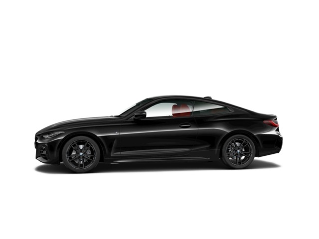 BMW Serie 4 420d Coupe color Negro. Año 2021. 140KW(190CV). Diésel. En concesionario Augusta Aragon S.A. de Zaragoza