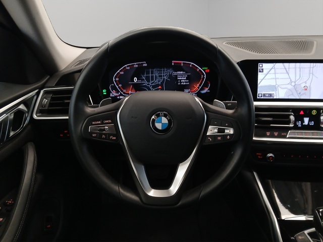 BMW Serie 4 420d Gran Coupe color Azul. Año 2022. 140KW(190CV). Diésel. En concesionario GANDIA Automoviles Fersan, S.A. de Valencia