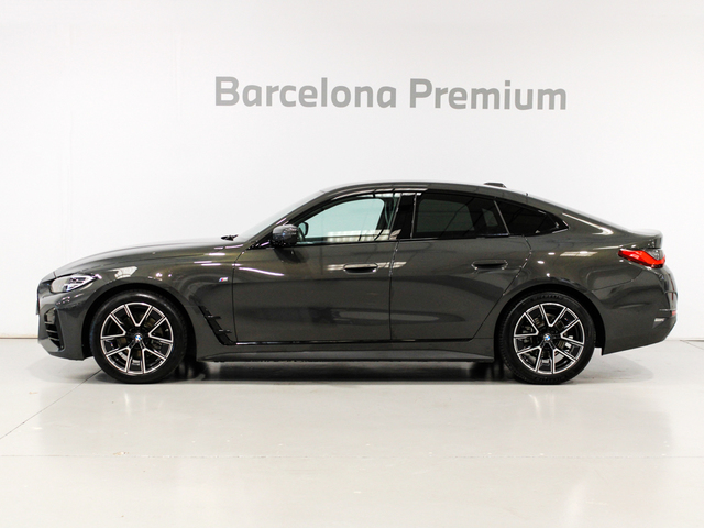BMW Serie 4 420d Gran Coupe color Gris. Año 2022. 140KW(190CV). Diésel. En concesionario Barcelona Premium -- GRAN VIA de Barcelona