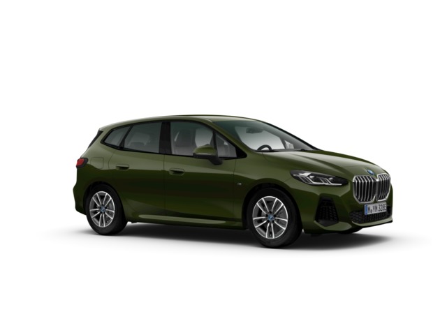 BMW Serie 2 225e Active Tourer color Verde. Año 2024. 180KW(245CV). Híbrido Electro/Gasolina. En concesionario Barcelona Premium -- GRAN VIA de Barcelona