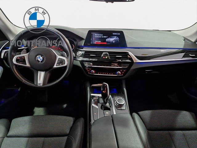 BMW Serie 5 520i color Blanco. Año 2020. 135KW(184CV). Gasolina. En concesionario Movitransa Cars Huelva de Huelva
