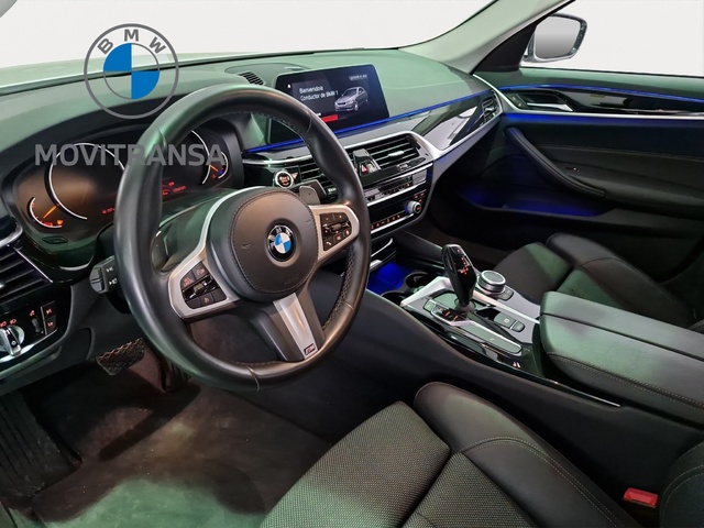 BMW Serie 5 520i color Blanco. Año 2020. 135KW(184CV). Gasolina. En concesionario Movitransa Cars Huelva de Huelva