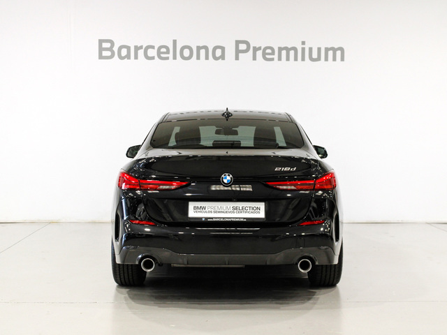 BMW Serie 2 218d Gran Coupe color Negro. Año 2024. 110KW(150CV). Diésel. En concesionario Barcelona Premium -- GRAN VIA de Barcelona