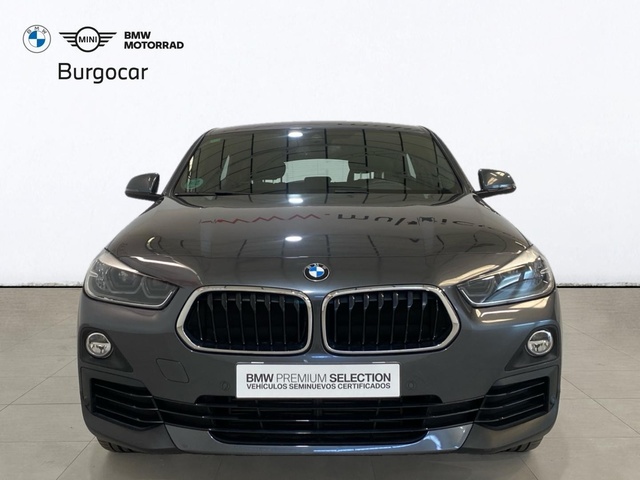 BMW X2 sDrive18d color Gris. Año 2018. 110KW(150CV). Diésel. En concesionario Burgocar (Bmw y Mini) de Burgos