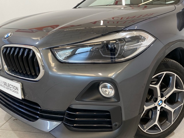 BMW X2 sDrive18d color Gris. Año 2018. 110KW(150CV). Diésel. En concesionario Burgocar (Bmw y Mini) de Burgos