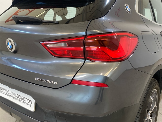 BMW X2 sDrive18d color Gris. Año 2018. 110KW(150CV). Diésel. En concesionario Burgocar (Bmw y Mini) de Burgos