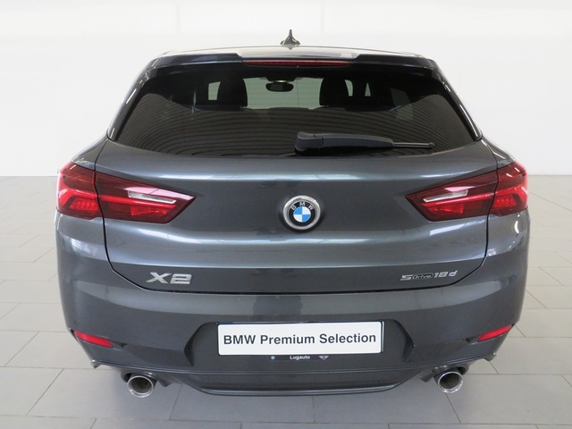 BMW X2 sDrive18d color Gris. Año 2021. 110KW(150CV). Diésel. En concesionario Lugauto S.A. de Lugo