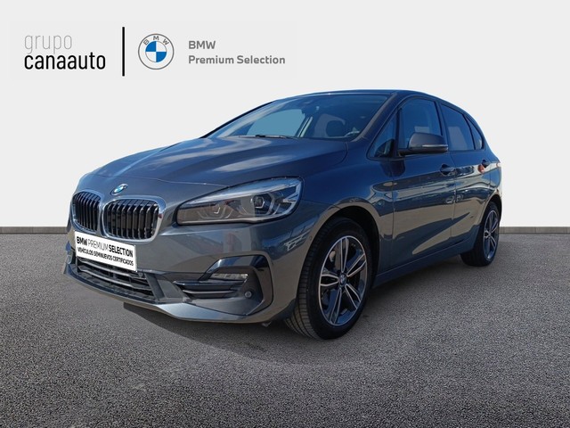 BMW Serie 2 218i Active Tourer color Gris. Año 2021. 103KW(140CV). Gasolina. En concesionario TACO de Sta. C. Tenerife