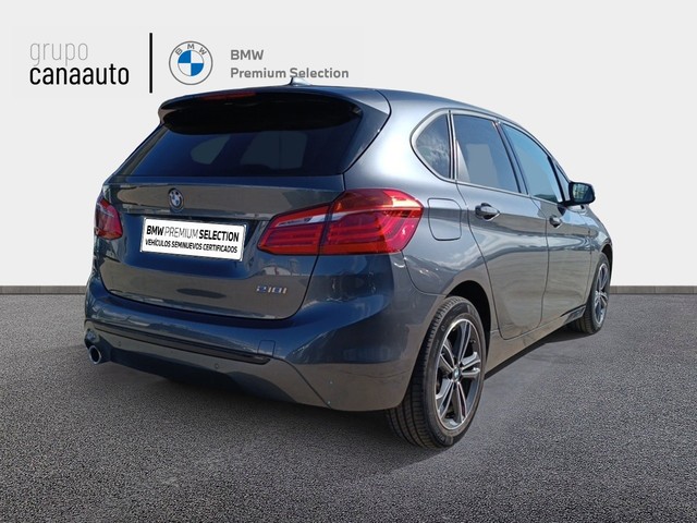 BMW Serie 2 218i Active Tourer color Gris. Año 2021. 103KW(140CV). Gasolina. En concesionario TACO de Sta. C. Tenerife