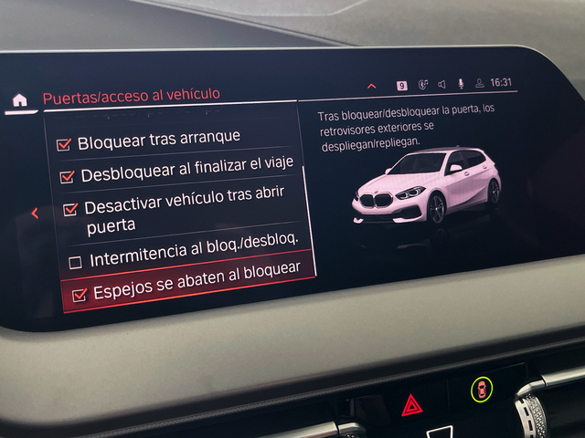 BMW Serie 1 116d color Blanco. Año 2023. 85KW(116CV). Diésel. En concesionario Murcia Premium S.L. AV DEL ROCIO de Murcia