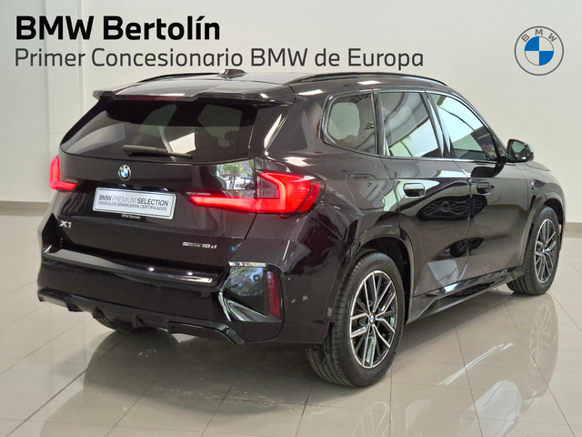 BMW X1 sDrive18d color Negro. Año 2024. 110KW(150CV). Diésel. En concesionario Automoviles Bertolin S.L. de Valencia