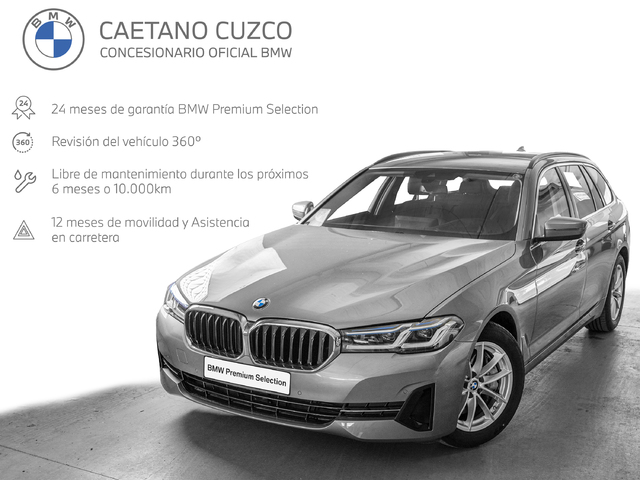 BMW Serie 5 530d Touring color Gris. Año 2025. 210KW(286CV). Diésel. En concesionario Caetano Cuzco, Alcalá de Madrid