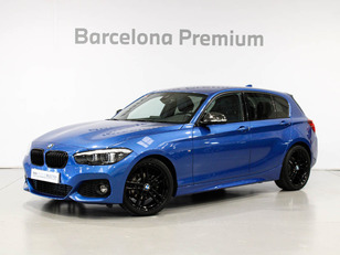 Fotos de BMW Serie 1 118i color Azul. Año 2019. 100KW(136CV). Gasolina. En concesionario Barcelona Premium -- GRAN VIA de Barcelona