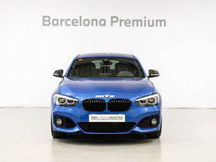 Fotos de BMW Serie 1 118i color Azul. Año 2019. 100KW(136CV). Gasolina. En concesionario Barcelona Premium -- GRAN VIA de Barcelona