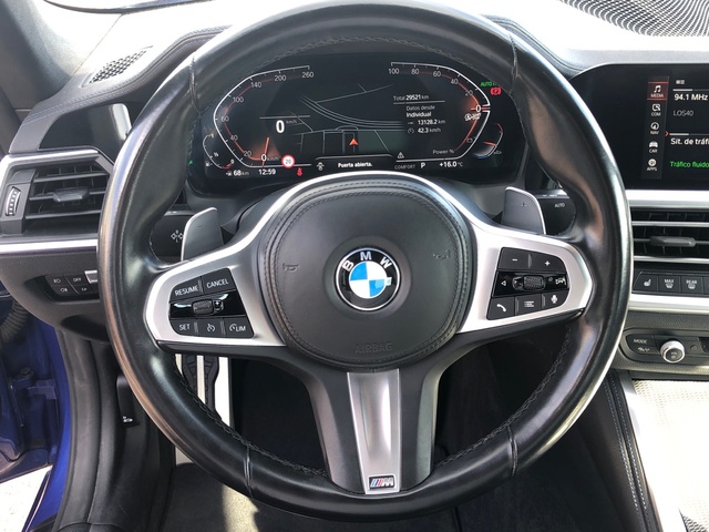 BMW Serie 4 420i Cabrio color Azul. Año 2022. 135KW(184CV). Gasolina. En concesionario Proa Premium Palma de Illes Balears