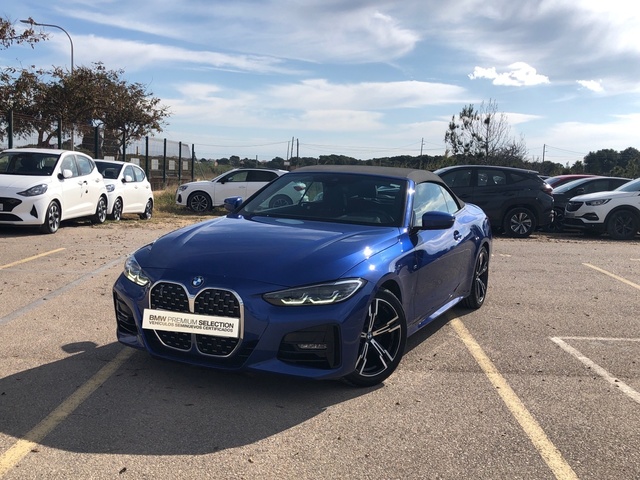BMW Serie 4 420i Cabrio color Azul. Año 2022. 135KW(184CV). Gasolina. En concesionario Proa Premium Palma de Illes Balears