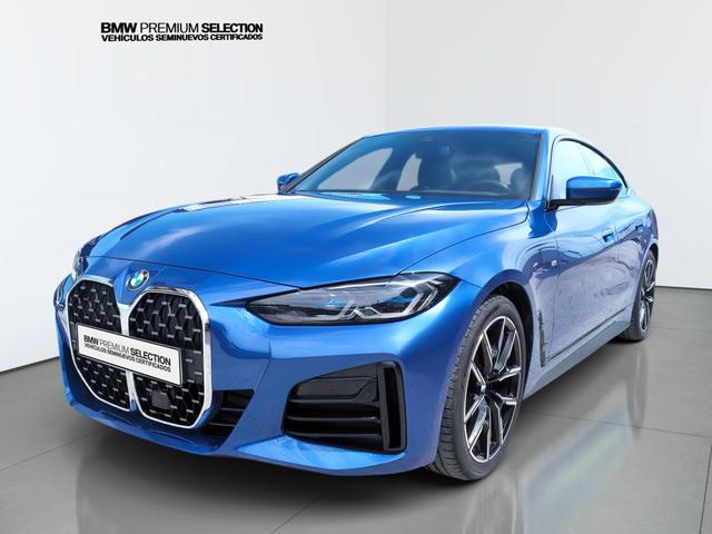 BMW Serie 4 420d Gran Coupe color Azul. Año 2024. 140KW(190CV). Diésel. En concesionario Automotor Premium Velázquez - Málaga de Málaga