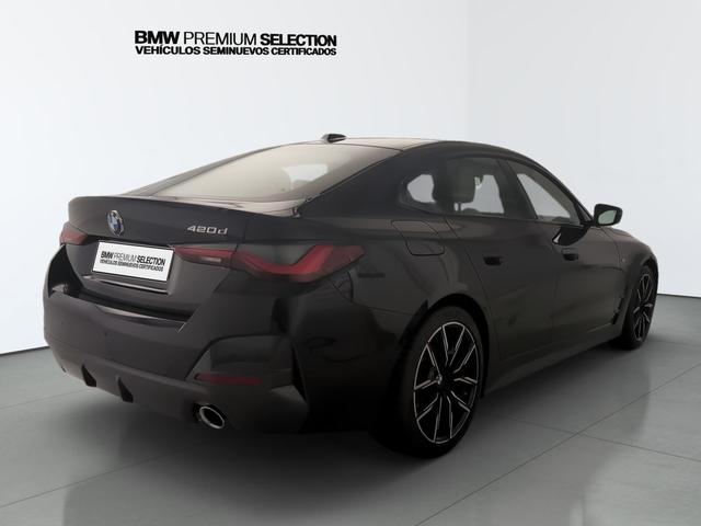 BMW Serie 4 420d Gran Coupe color Negro. Año 2024. 140KW(190CV). Diésel. En concesionario Automotor Premium Viso - Málaga de Málaga