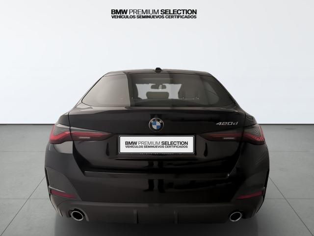 BMW Serie 4 420d Gran Coupe color Negro. Año 2024. 140KW(190CV). Diésel. En concesionario Automotor Premium Viso - Málaga de Málaga