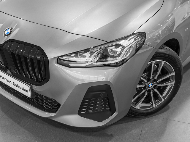 BMW Serie 2 218d Active Tourer color Gris. Año 2024. 110KW(150CV). Diésel. En concesionario Caetano Cuzco, Alcalá de Madrid