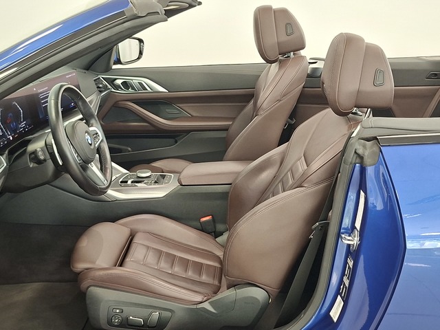 BMW Serie 4 420i Cabrio color Azul. Año 2024. 135KW(184CV). Gasolina. En concesionario Automoviles Bertolin S.L. de Valencia